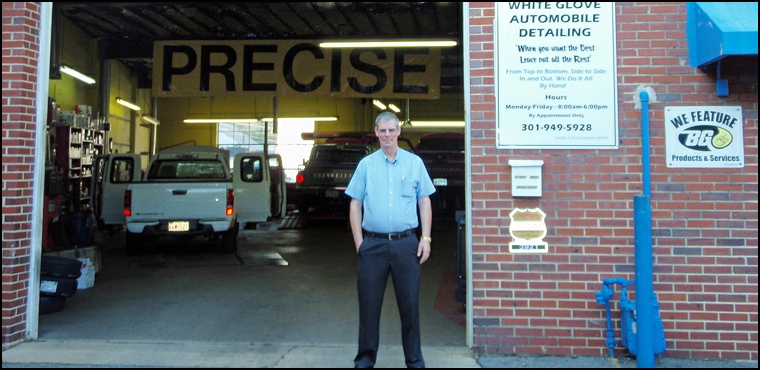 Owner Phillip Pierce at Precise Auto Service
